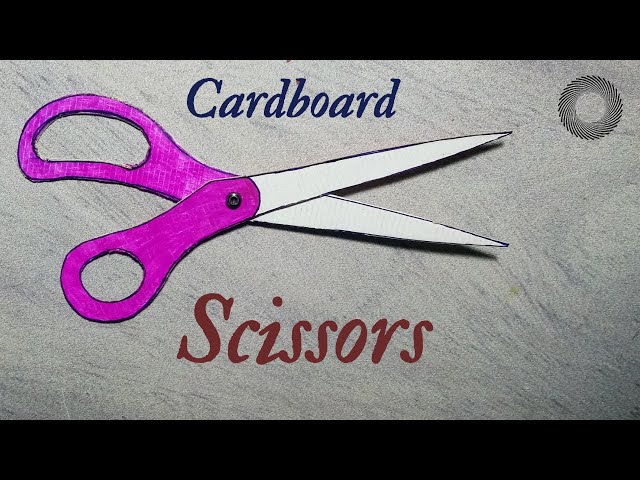 Cardboard Scissors  R black craft studio. 