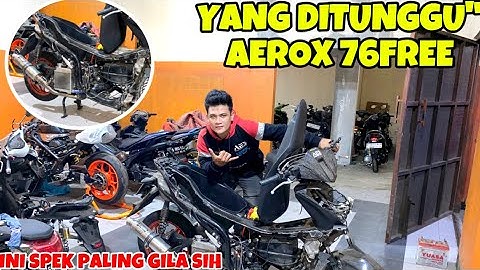 MESIN AEROX 300CC++ AKHIRNYA MENYALA🔥SUARANYA SANGAR BANGET😱