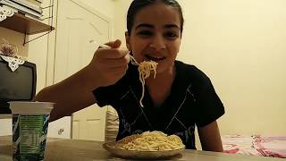 Mukbang✓Spagetti✓Sohbet Sizce Makarna mı?Noodle mı? Yorumlara Yazın
