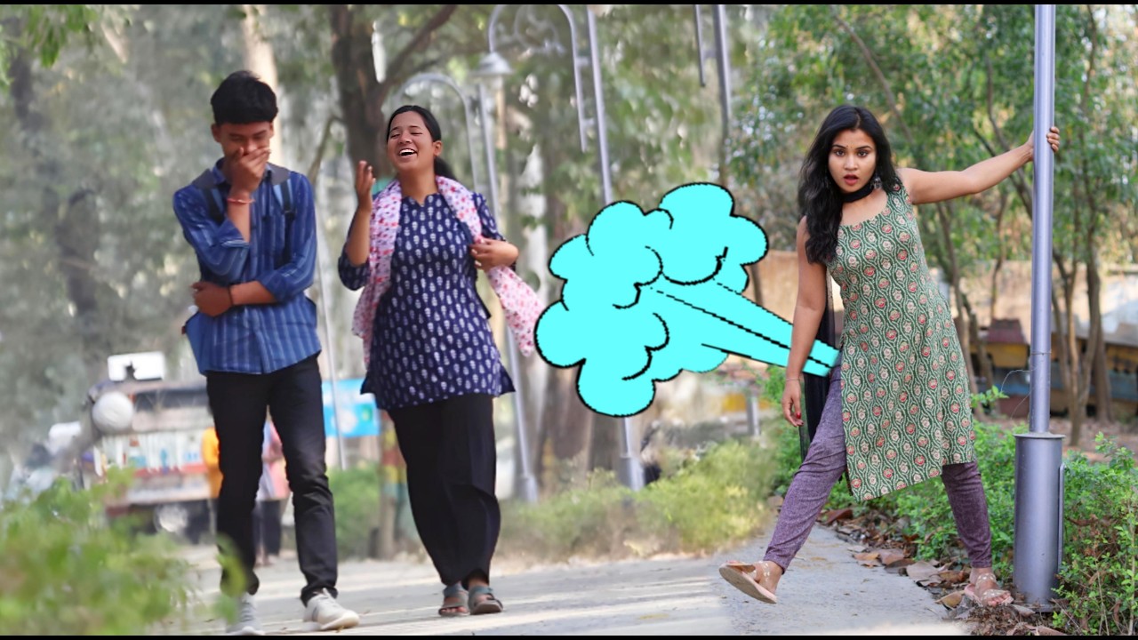 Funny WET FART Prank on Romantic Couples Part- 394 😜! N2o Shreya
