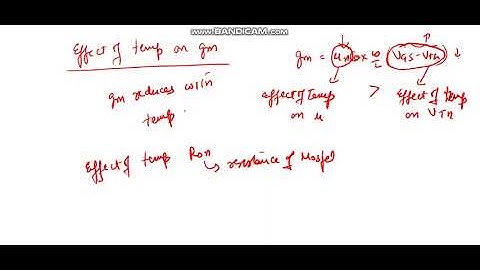 analog ic design 16 Effect of temperature on gm in saturation and Ron in linear