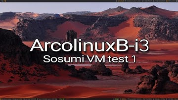 Run Mac OS on ArcoLinuxB-i3wm with Sosumi in VM