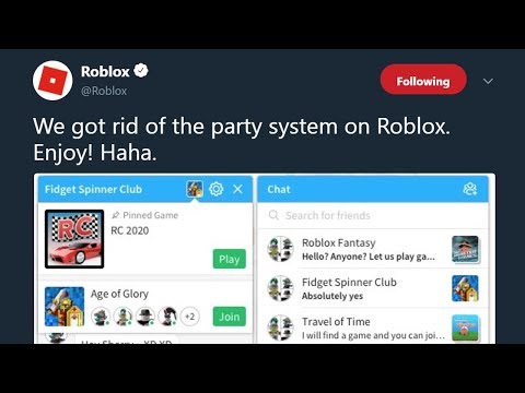 Roblox Removed Parties Youtube - roblox how to make party 2018