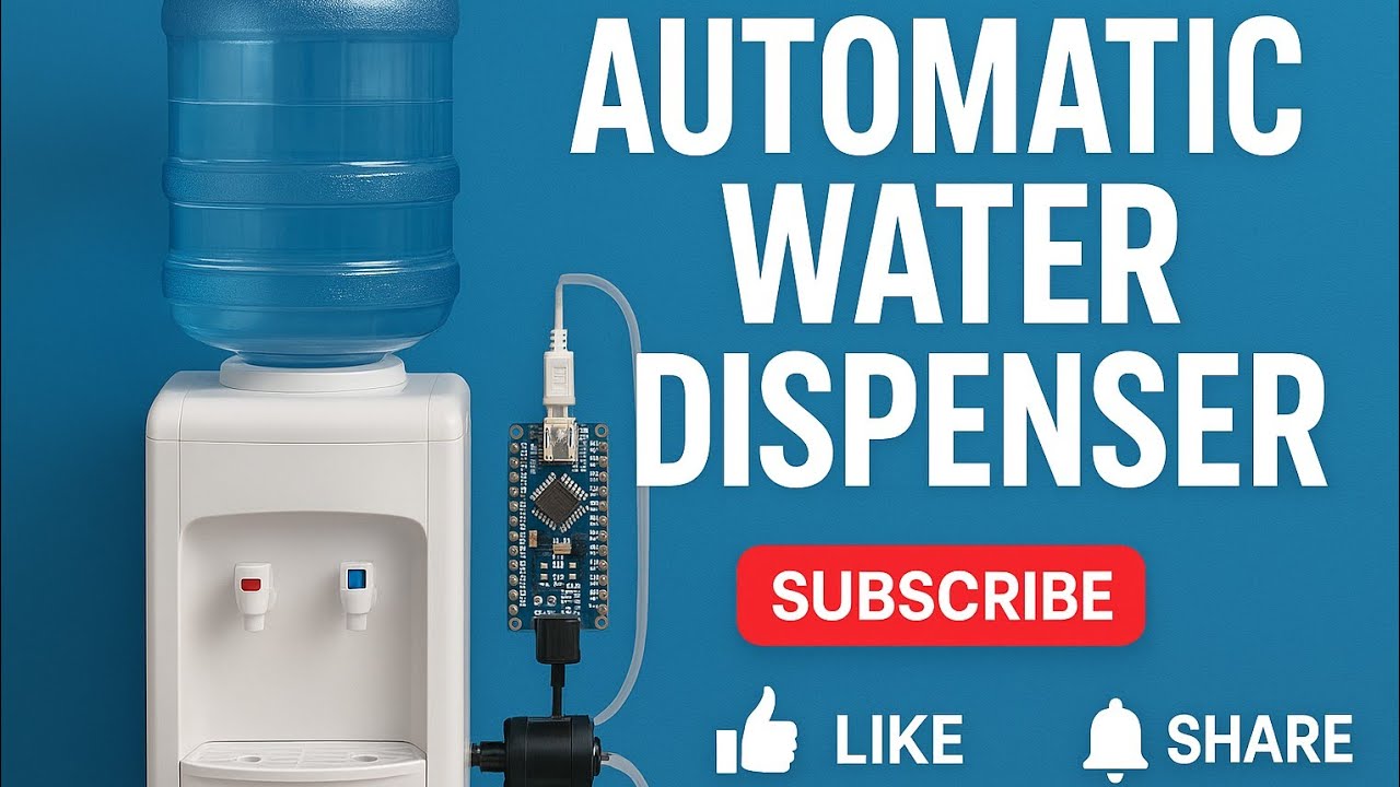 Automatic Water Dispenser using Arduino Nano | DIY Project - YouTube