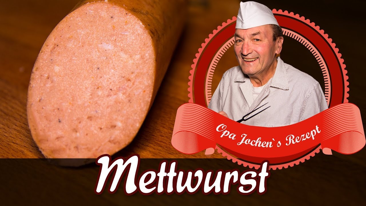 Mettwurst streichfähig selber machen - Teewurst - Opa Jochen´s Rezept ...