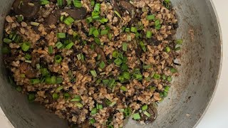 Blind Chef’s Wild Rice with Mushrooms