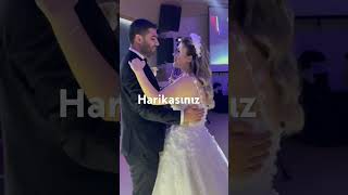 Harika bir düğün dansı #dans #gelin #damat #çokgüzel #wedding #kuşadası #events #davet #bride