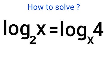 A Nice Log Equation with Different Bases