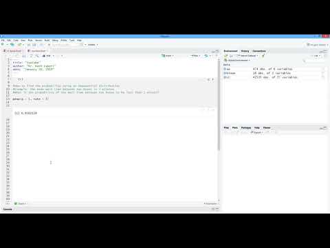How to Find the Probability Using an Exponential Distribution in R. [HD]