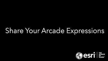 Share Your Arcade Expressions on Esri
