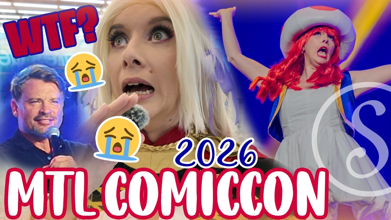 Embarassing Myself in front of my Celebrity Crush - Montreal Comiccon Vlog 2026