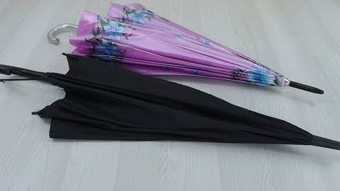 DO NOT THROW AWAY OLD AND BROKEN UMBRELLAS, LOOK WHAT I DID