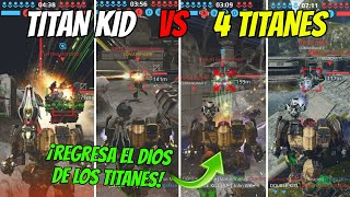 ¡ME ENFRENTO CONTRA 4 TITANES! REGRESA EL TITAN KID CON ESCOPETAS!! || War Robots #WRwinDiscordia