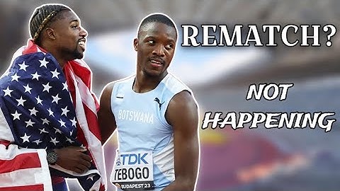 Noah Lyles Pulls Out Of 200m Rematch Due To Broken Foot...