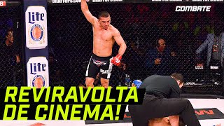 Thumbnail for PATRICIO PITBULL É SALVO PELO GONGO E NOCAUTEIA ADVERSÁRIO NO BELLATOR | Combate.globo