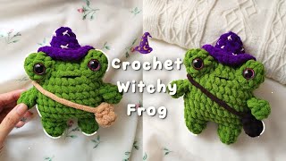 🐸💜 Crochet Witchy Frog | A Step-by-Step Tutorial✨