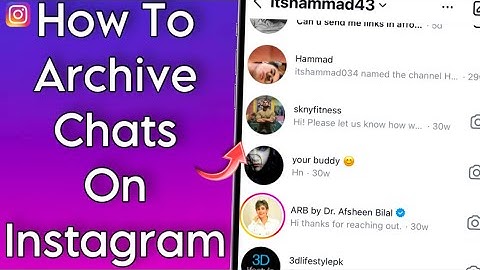 How To Hide Chats On Instagram | Archive Instagram Chat Without Deleting
