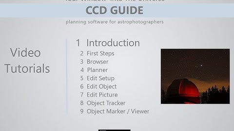 CCD Guide - Video Tutorial #1 Introduction & Highlights