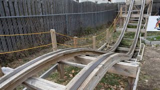 Black Stallion Backyard Coaster Morning Test Run