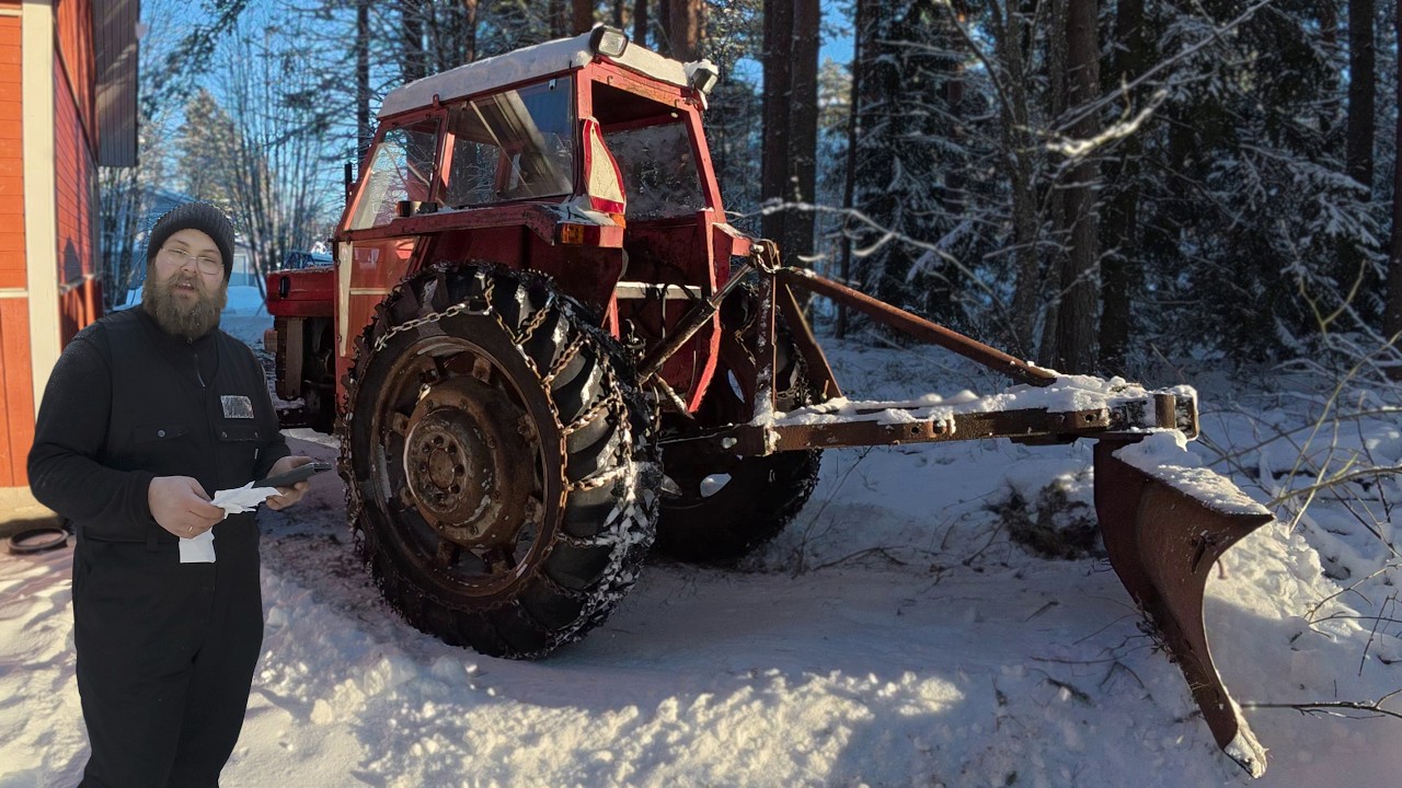 Asennetaan Massikkaan 15 vuotta heinikossa hylättynä olleet jääketjut - kokeillaan kestääkö käyttöä?