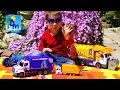 Машинка Мусоровоз Дики Тойс Распаковка Garbage Truck Dickie Toys Unboxing Playing