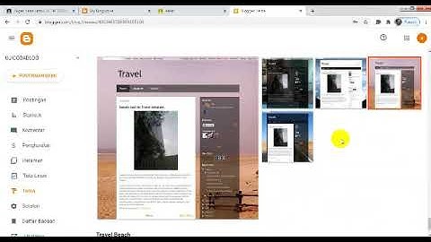 Video Cara membuat BLOG