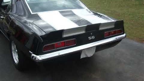 69 Camaro resto mod 496 idling