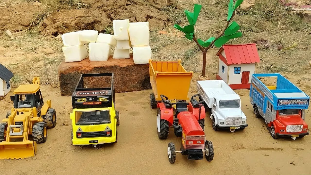 RC Monster Truck testing Rc Tractor Trolley toy 🪀 video Rc Truck toy 🪀 video @GuruTeam-l5w toy 🪀