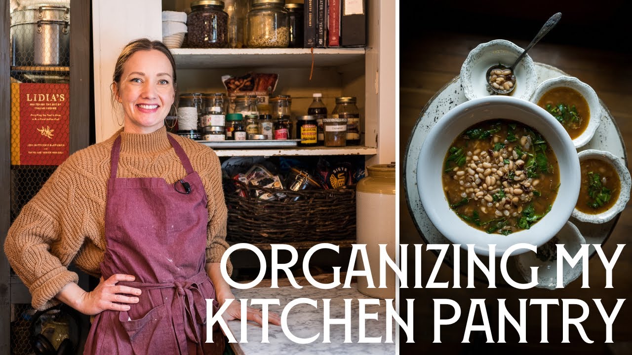 Organizing & Cleaning My Farmhouse Kitchen Pantry