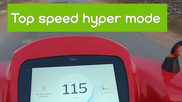 Ola S1 pro Eco Normal Sport hyper mode top speed test