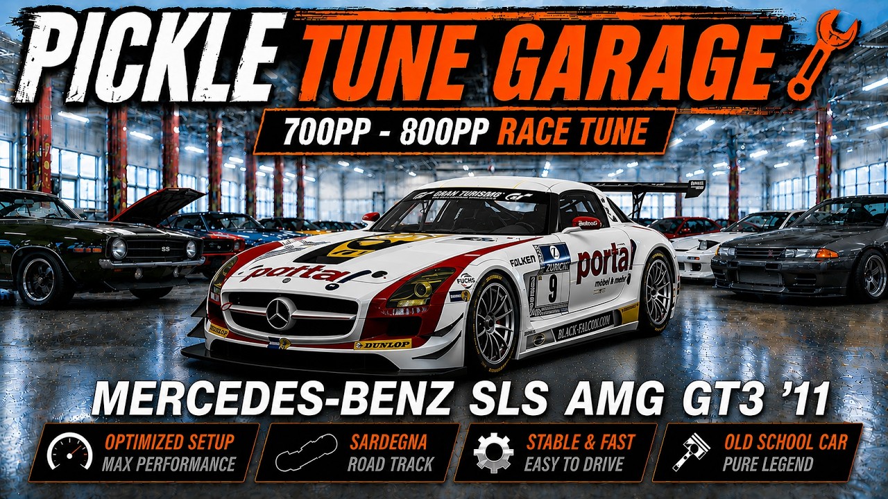 GT7 Mercedes SLS AMG GT3 '11 | 700PP + 800PP Race Tune | Pickle