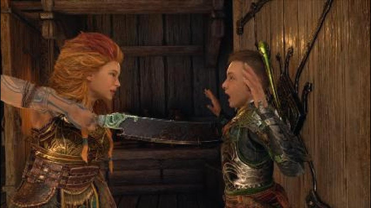 Thor's daughter Thrud welcomes Atreus to Asgard in unique way 😂 | God ...