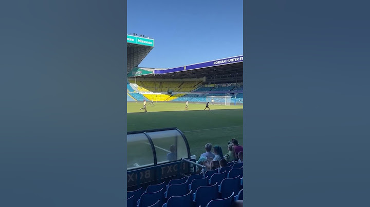 I SCORED A GOAL AT ELLAND ROAD! 🟡🔵⚪️ #Shorts #Leeds #LUFC #LeedsUnited