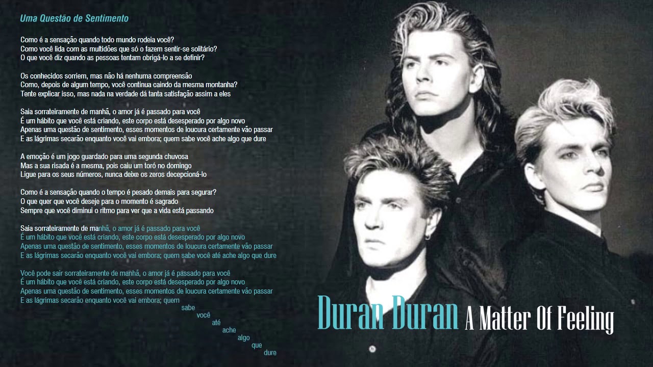 Duran Duran - A Matter Of Feeling - YouTube