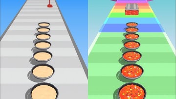 PİZZA STACK GAME ! All Levels Gameplay Walkthrough Android İos Game ! Mobile Game ! ( Part 1 )