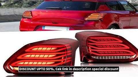 LED Tail Light for Suzuki Swift 3th 2017-2023 Start up Animation Sequential Turn Assembly