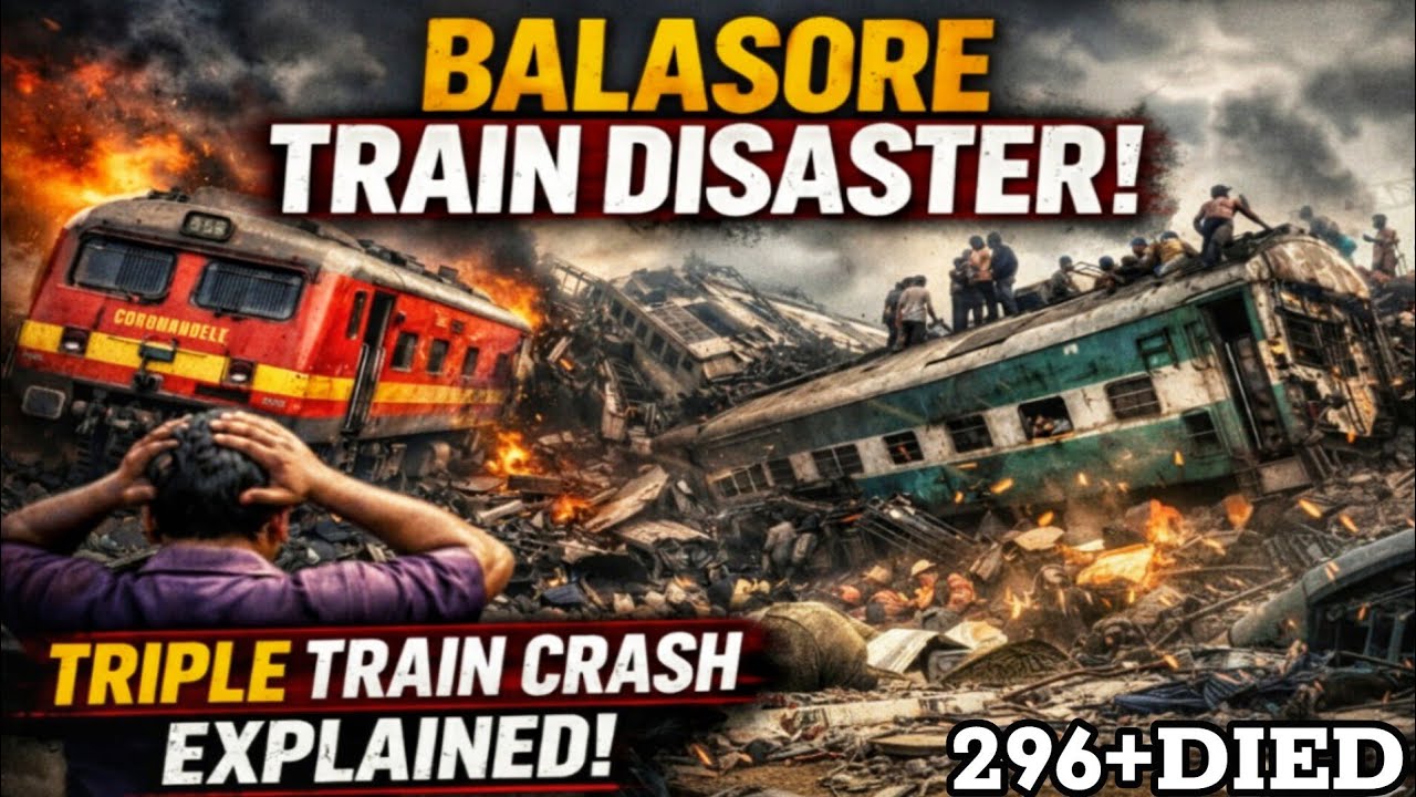 Train accident odisha coromandel express Balasore Triple Train Crash Explained | True Story 