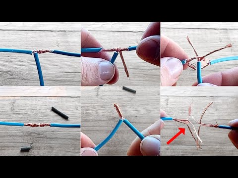Video: 4 formas de empalmar cables