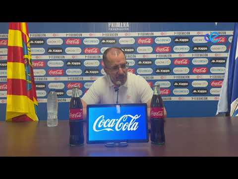 Romero, tras la derrota en Alcoy: "Estos jugadores tienen derecho a tener un mal día"