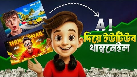 AI দিয়ে থাম্বনেইল ডিজাইন || How To Make YouTube Thumbnails With AI