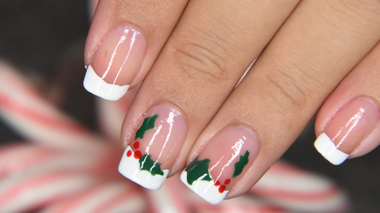 5. "Red and Gold French Manicure for the Holidays" - wide 5