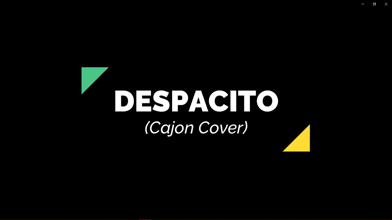 Luis Fonsi - Despacito ft. Daddy Yankee | Cajon Cover | The Clefs