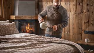 Luxury bedding commercial alpine…