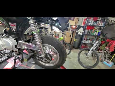 22 icebear champion swingarm rear wheel removal