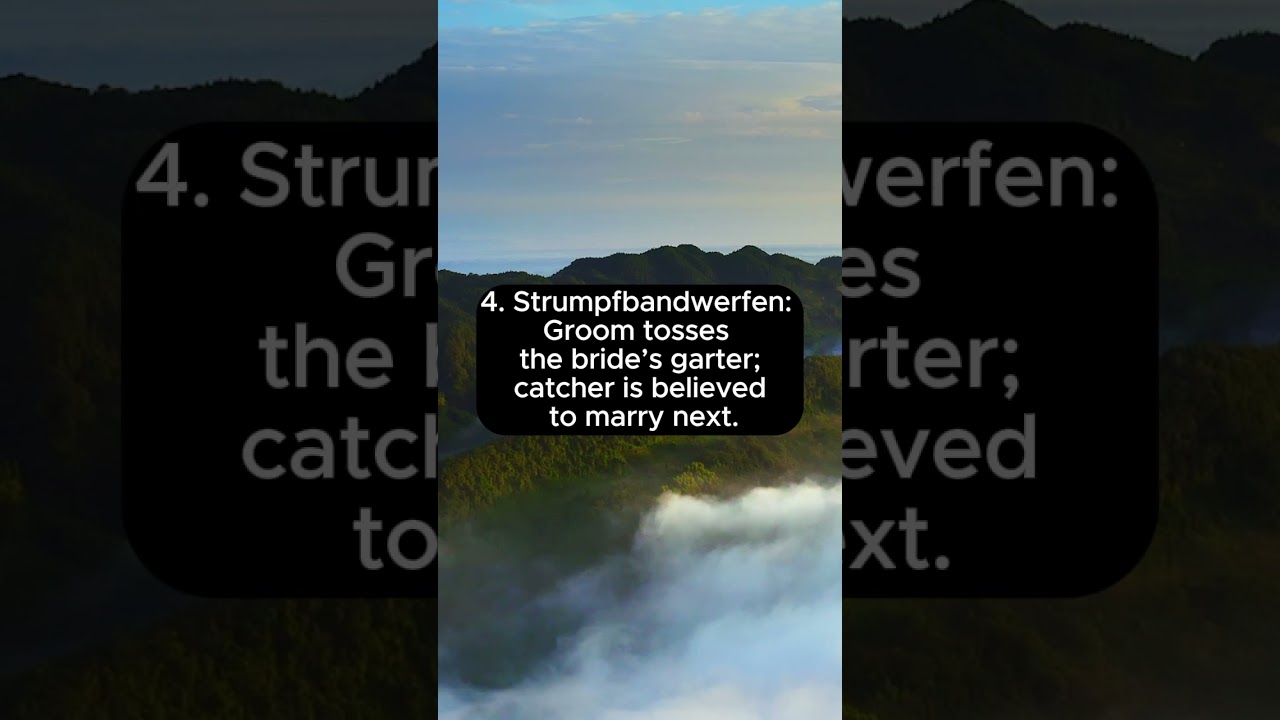 5 Rare marriage customs in Austria 