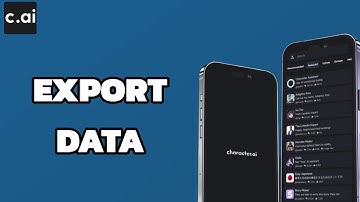 Hoe gegevens exporteren in de Character AI-app | Stap voor stap
