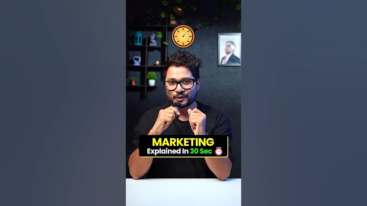 Understand Marketing in 30 Seconds #shorts #mangeshshinde