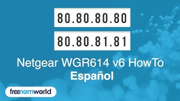 Freenom World Netgear WGR614 v6 HowTo (Español)