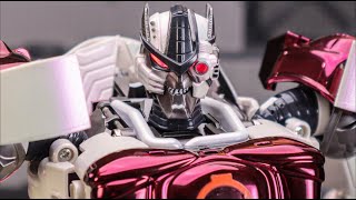 DB01 Beastwars Dinobots transmetal review with subtitle