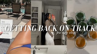 getting *back* into my routine: back on track with health and fitness and possibly moving...